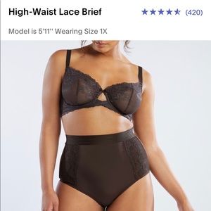 Savage “X” Fenty High-Waist Lace Brief